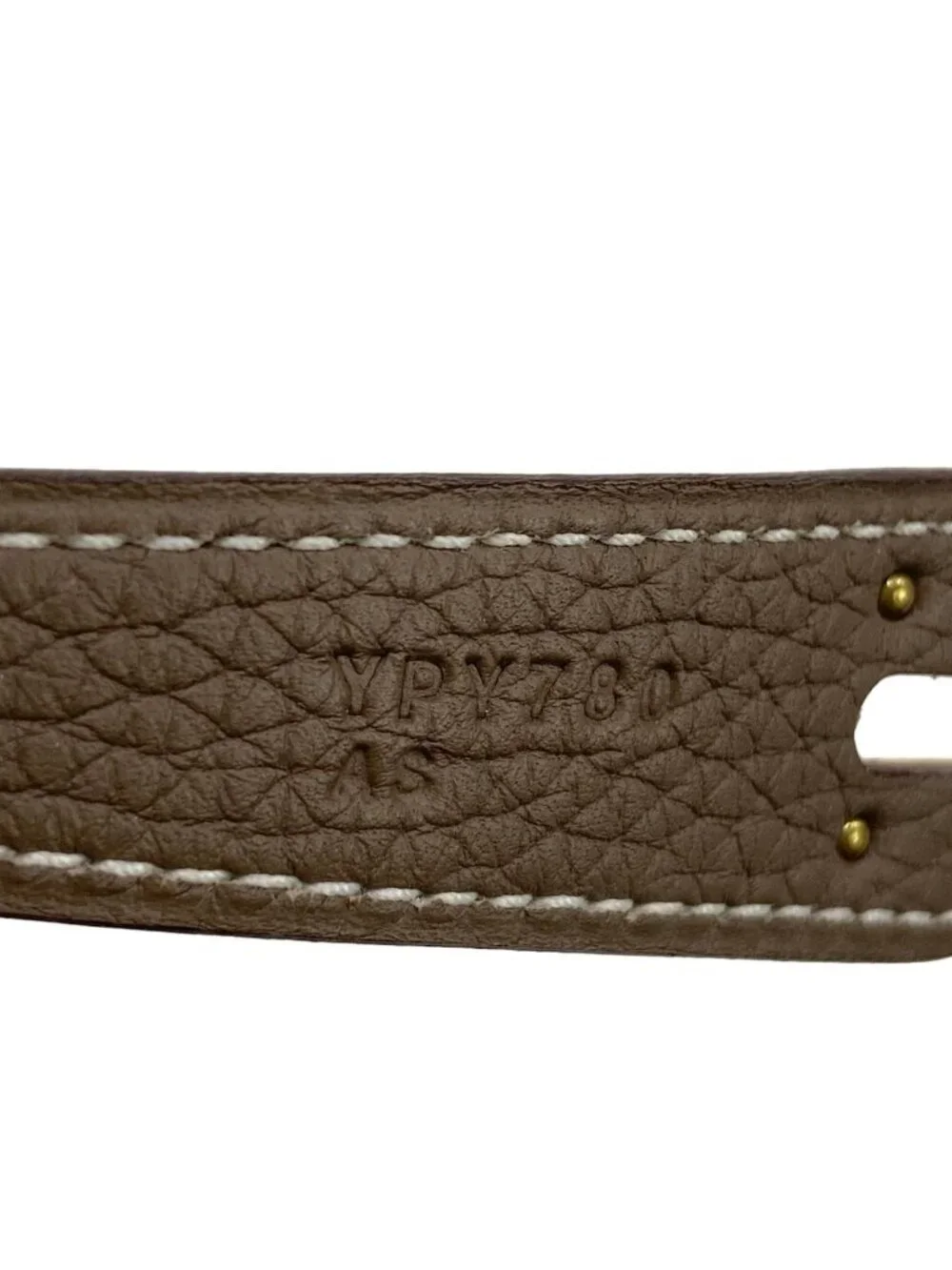 Hermes Shoulder Bag Lindy 30 Etoupe Gold